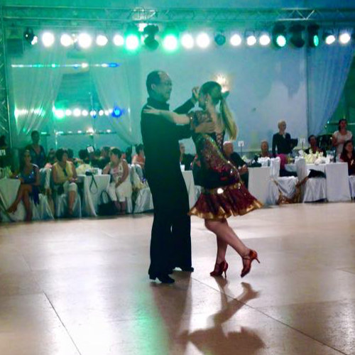 Latin dancing at Miami Vibe dancesport competition