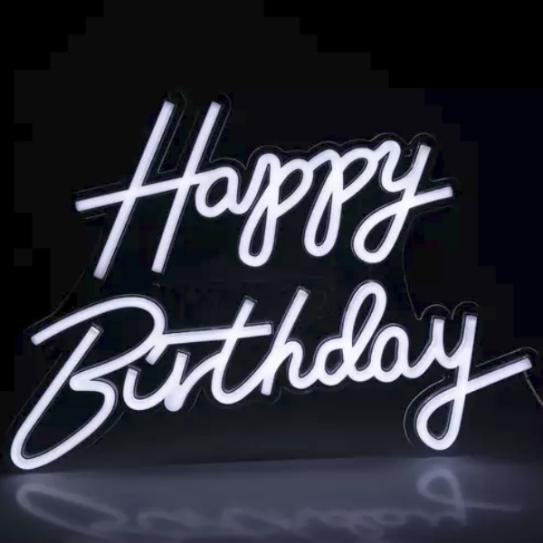 Happy Birthday Neon Sign