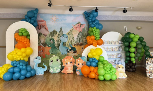 Central Florida dinosaur first birthday party