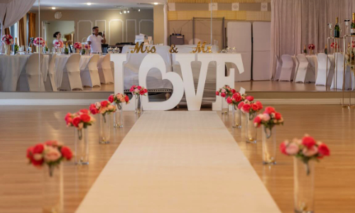 love table wedding aisle party venue