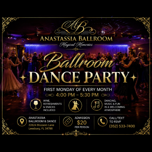 leesburg dance party social first Monday