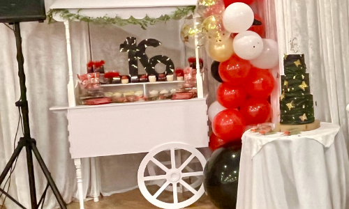 Red Monarch Butterfly Sweet Sixteen Birthday Party